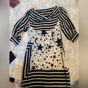 Dolce and Gabanna star print dress